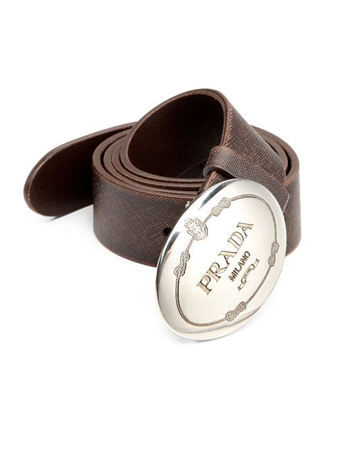 prada classic leather belt|prada cinture belt men's.